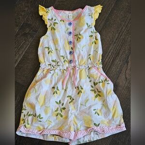 MatildaJane Floral Yellow Kids Romper
